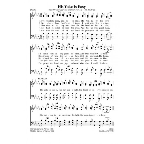 PDF Song Sheets